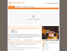 Tablet Screenshot of nimaya.com